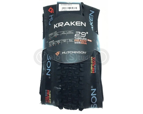 Вело покрышка Hutchinson KRAKEN 29X2,40 Tubeless Ready Black