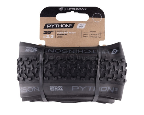 Вело покрышка Hutchinson PYTHON 3 29X2,30 Tubeless Ready Black