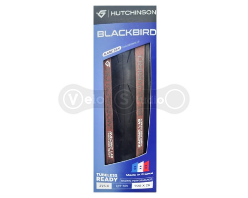 Вело покрышка Hutchinson BLACKBIRD 700X26 TS Tubeless Ready Tan Walls