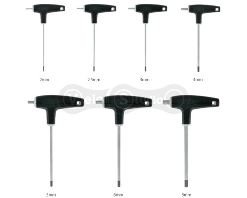 Набор шестигранных ключей VAR CL-18000-02/08 7штук