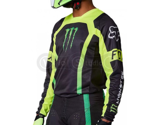 Джерсі FOX 180 Monster Jersey чорна розмір XS