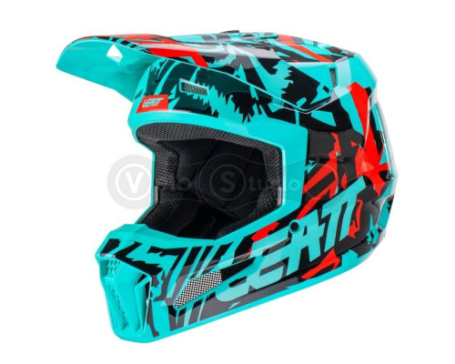 Мотошлем Leatt Helmet Moto 3.5 Fuel M (57-58 см) + Маска Velocity