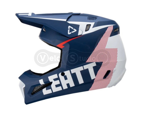 Мотошолом Leatt Helmet Moto 3.5 Royal S (55-56 см) + Маска Velocity