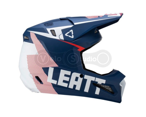 Мотошолом Leatt Helmet Moto 3.5 Royal S (55-56 см) + Маска Velocity