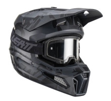 Мотошлем Leatt Helmet Moto 3.5 Stealth S (55-56 см) + Маска Velocity