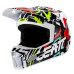 Мотошолом Leatt Helmet Moto 3.5 Zebra L (59-60 см) + Маска Velocity