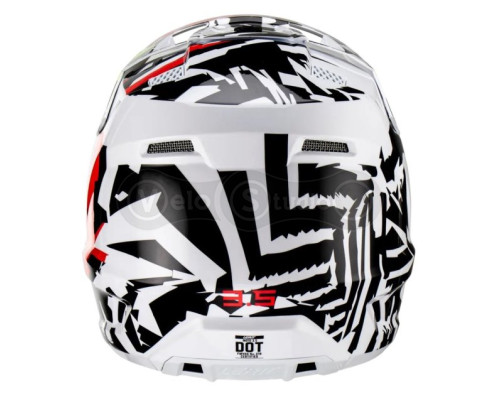 Мотошлем Leatt Helmet Moto 3.5 Zebra XS (53-54 см) + Маска Velocity