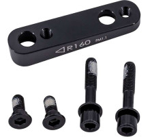 Задний адаптер TRP F-6 Flat mount совместим с задним ротором 160мм, черный