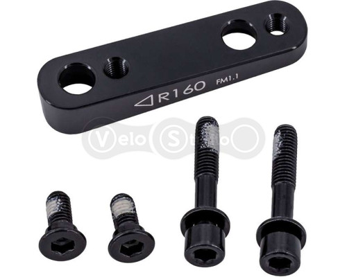 Задній адаптер TRP F-6 Flat mount сумісний із заднім ротором 160мм, чорний