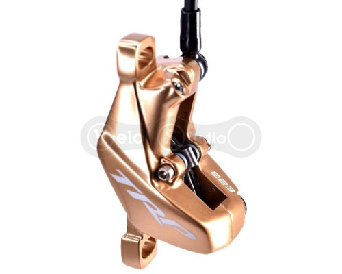 Калипер гидравлических тормозов TRP GS2.4, к тормозам TRAIL EVO, DHR EVO, 4 поршня, золотистый