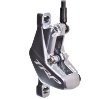 Калипер гидравлических тормозов TRP GS2.4 к тормозам TRAIL EVO, DHR EVO, 4 поршни, серый