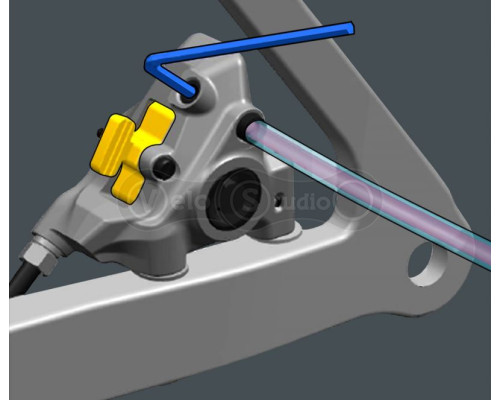 Калипер Shimano BR-R9270-R Dura Ace задний Flat Mount