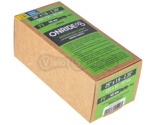 Вело камера ONRIDE с герметиком Perfect 26"x1.9-2.35" (559x50-60) FV 48 RVC