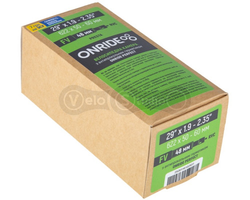 Вело камера ONRIDE з герметиком Perfect 29"x1.9-2.35" (622x50-60) FV 48 RVC