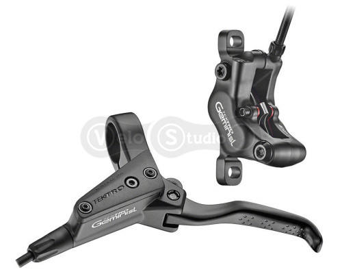 Дискове заднє гальмо TEKTRO HD-M535-R 4 поршня, під 3 пальці, 1900мм, чорний