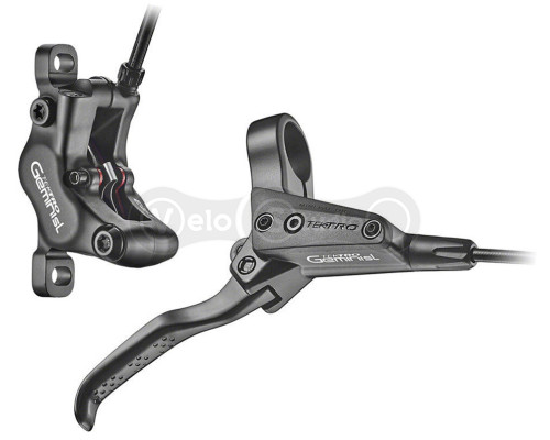 Дисковый передний тормоз TEKTRO HD-M535-F 4 поршня, под 3 пальца, 1900мм, черный