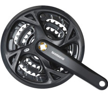 Шатуни Shimano FC-M391 175 мм, 48X36X26 чорні, OEM