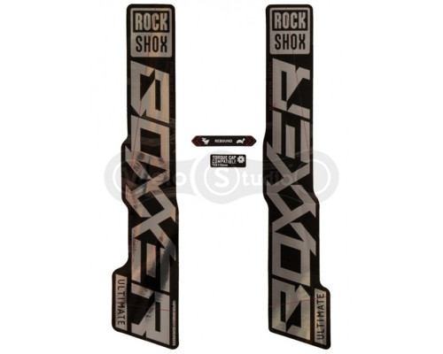 Наклейки на вилку RockShox BoXXer SELECT 27/29 GGRY/DFB