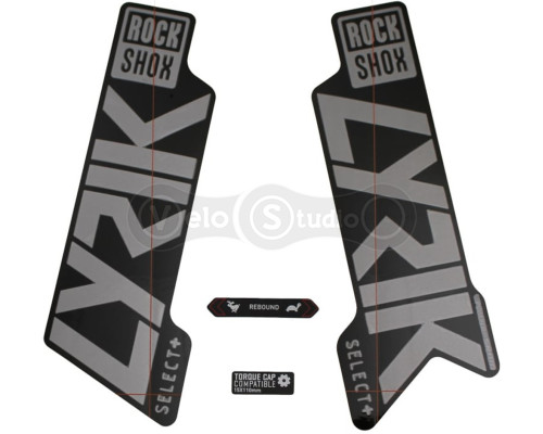 Наклейки на вилку RockShox LYRK SELECT+ 27/29 MPLR/BLK