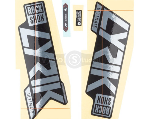 Наклейки на вилку RockShox LYRK ULTIMATE 27/29 GPLRF/GLB