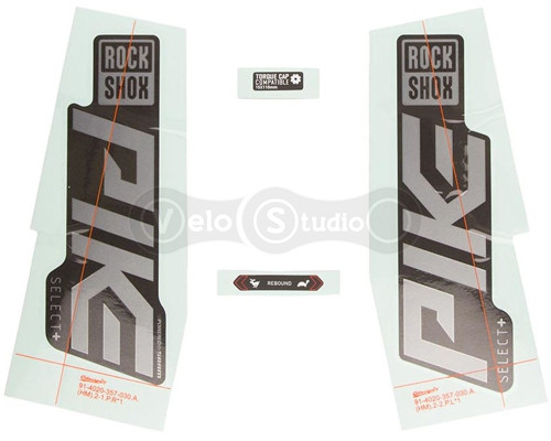 Оригінальні наклейки на вилку RockShox PIKE SELECT+ 27/29 GPLR/DFB
