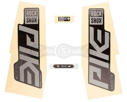Оригинальные наклейки на вилку RockShox PIKE SELECT+ 27/29 MPLR/BLK
