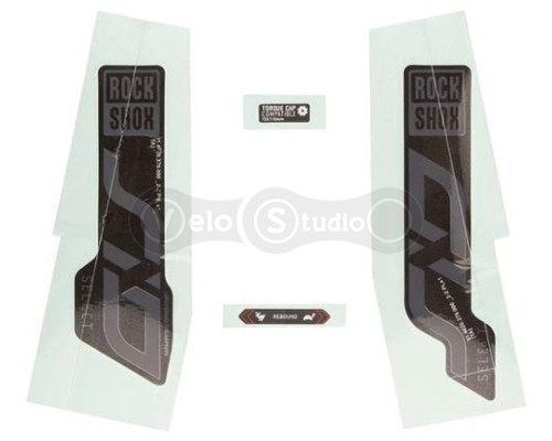 Наклейки на вилку RockShox SID SELECT 80-100 27/29 GGRY/DFB