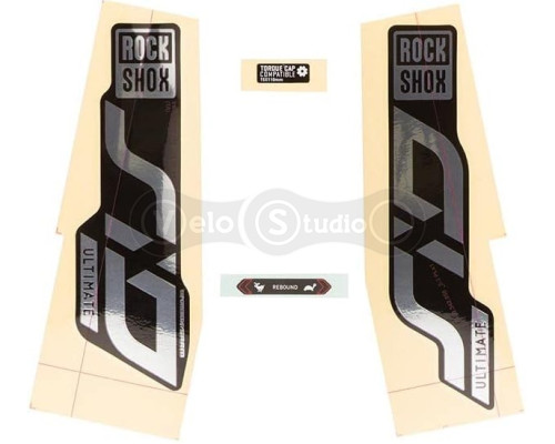 Оригинальные наклейки на вилку RockShox SID ULTIMATE 80-100 27/29 GPLRF/GLB