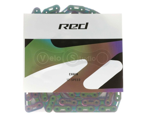 Ланцюг SRAM Red E1 Flattop 12 швидкостей 114 ланок Rainbow