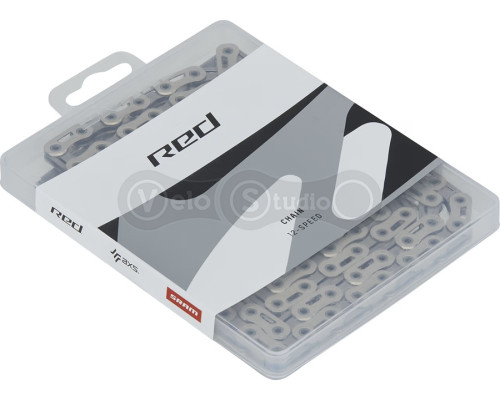 Ланцюг SRAM Red E1 Flattop 12 швидкостей 114 ланок Silver