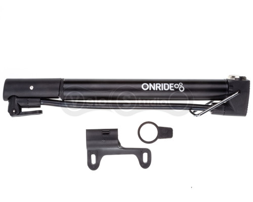 Насос для підлоги ONRIDE CL Puff алюміній, з манометром, клапан під FV/AV