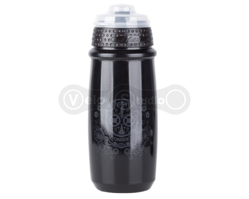 Фляга ONRIDE Forever 20 650 мл, з ковпачком, чорно-сіра