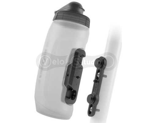 Фляга з магнітом та базою FIDLOCK TWIST bottle 590мл., прозорий/білий