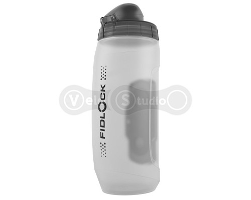 Фляга з магнітом та базою FIDLOCK TWIST bottle 590мл., прозорий/білий