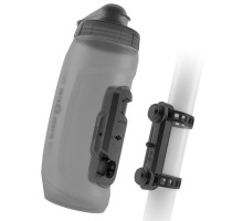Фляга з конектором та базою FIDLOCK TWIST bottle 590мл., універсальна база, прозорий/чорний