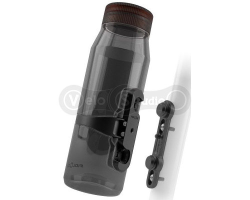 Фляга з магнітним утримувачем та базою FIDLOCK TWIST bottle 700мл., прозорий/чорний