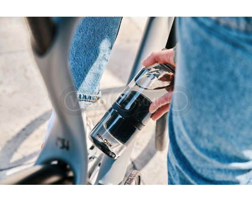 Фляга с магнитным креплением FIDLOCK TWIST single bottle 700мл., прозрачный/черный