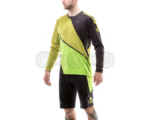 Велоджерсі MERIDA ENDURO LS LONG SLEEVE JERSEY GREEN/GREEN XL