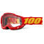 Маска 100% ACCURI 2 Enduro Goggle [Red], Dual Clear Lens