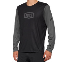 Вело джерсі 100% AIRMATIC Long Jersey [Black], M