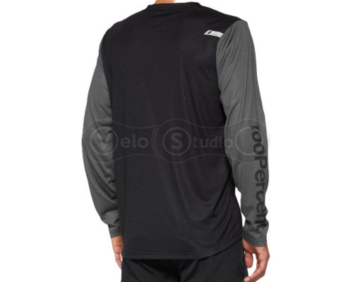 Вело джерси 100% AIRMATIC Long Jersey [Black], L