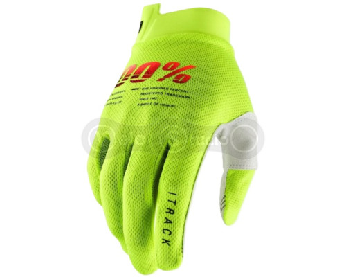 Рукавички дитячі 100% ITRACK Youth Glove [Fluo Yellow], YL (7)