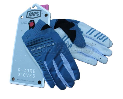 Вело перчатки Ride 100% R-CORE Glove [Slate Blue], M (9)