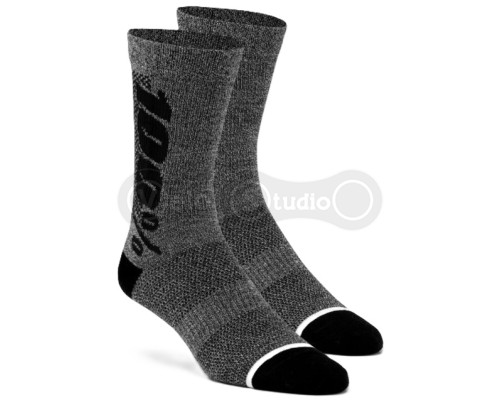 Вело носки 100% RYTHYM MERINO Socks [Charcoal], L/XL (EU 42-46)
