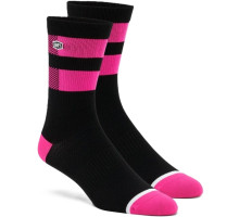 Вело носки 100% FLOW Socks [Pink], L/XL (EU 42-46)