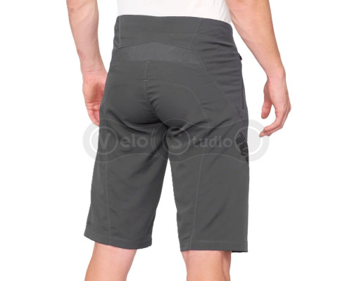 Вело шорты 100% AIRMATIC Short [Charcoal], 34