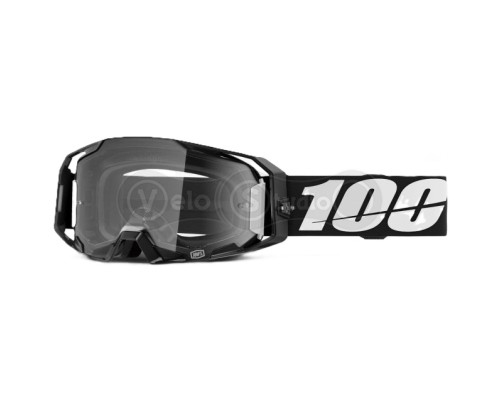 Маска 100% ARMATIC Goggle [Black], Clear Lens