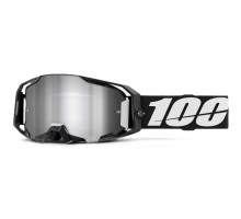 Маска 100% ARMATIC Goggle [Black], Mirror Silver Lens