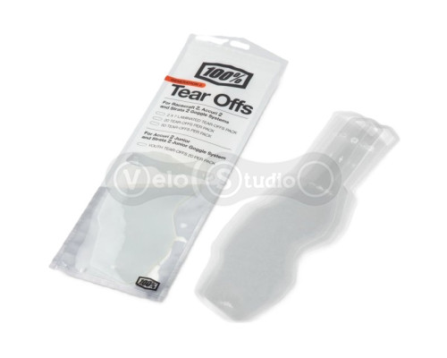Дитячі зривки до маски 100% Youth Tear-Offs (Gen 2) - 20 pack, No Size