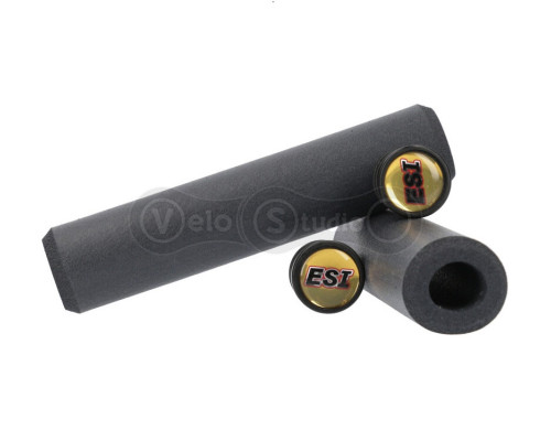 Грипси ESI Racer's Edge Black (чорні) 30 мм